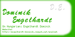 dominik engelhardt business card